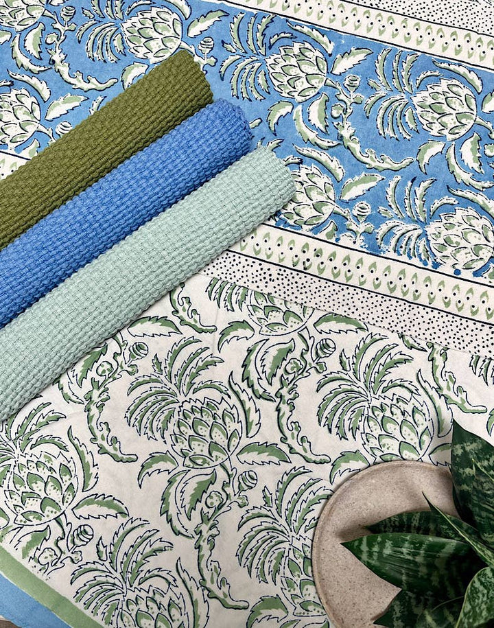natural habitat - Tablecloth 60X60 Thistle White