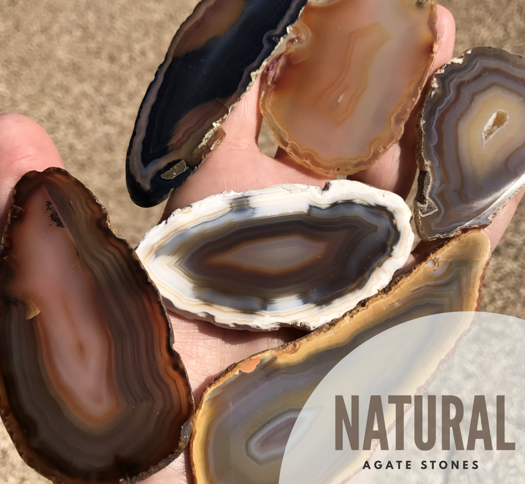 TAYLOR GRAY - Agate Wine Stoppers | shoptaylorgray: Natural