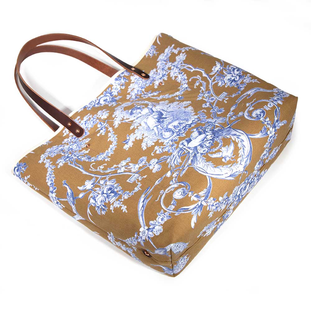 General Knot & Co. - Oak and Ink Toile All Day Tote
