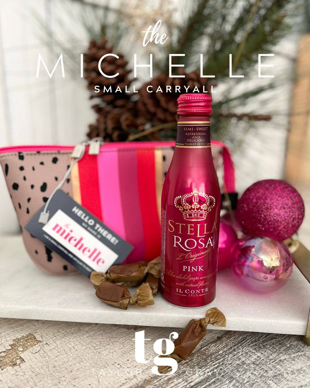 TAYLOR GRAY - The Michelle Small Neoprene Makeup Bag | shoptaylorgray