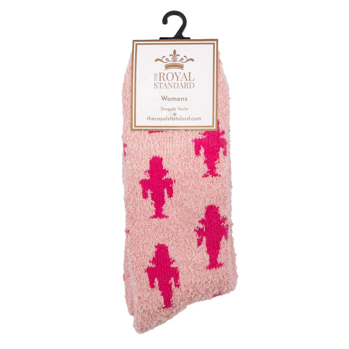 The Royal Standard - Women's Nutcracker Snuggle Socks   Pink   One Size