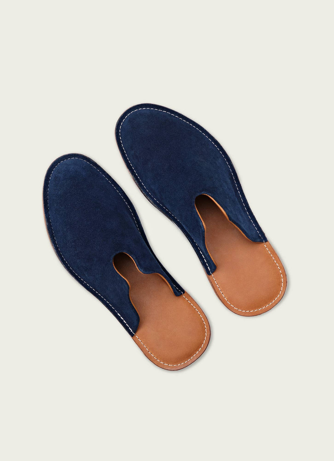 WP Standard - Mr. Grumpy Leather Slippers: Tan / Men's Extra Large
