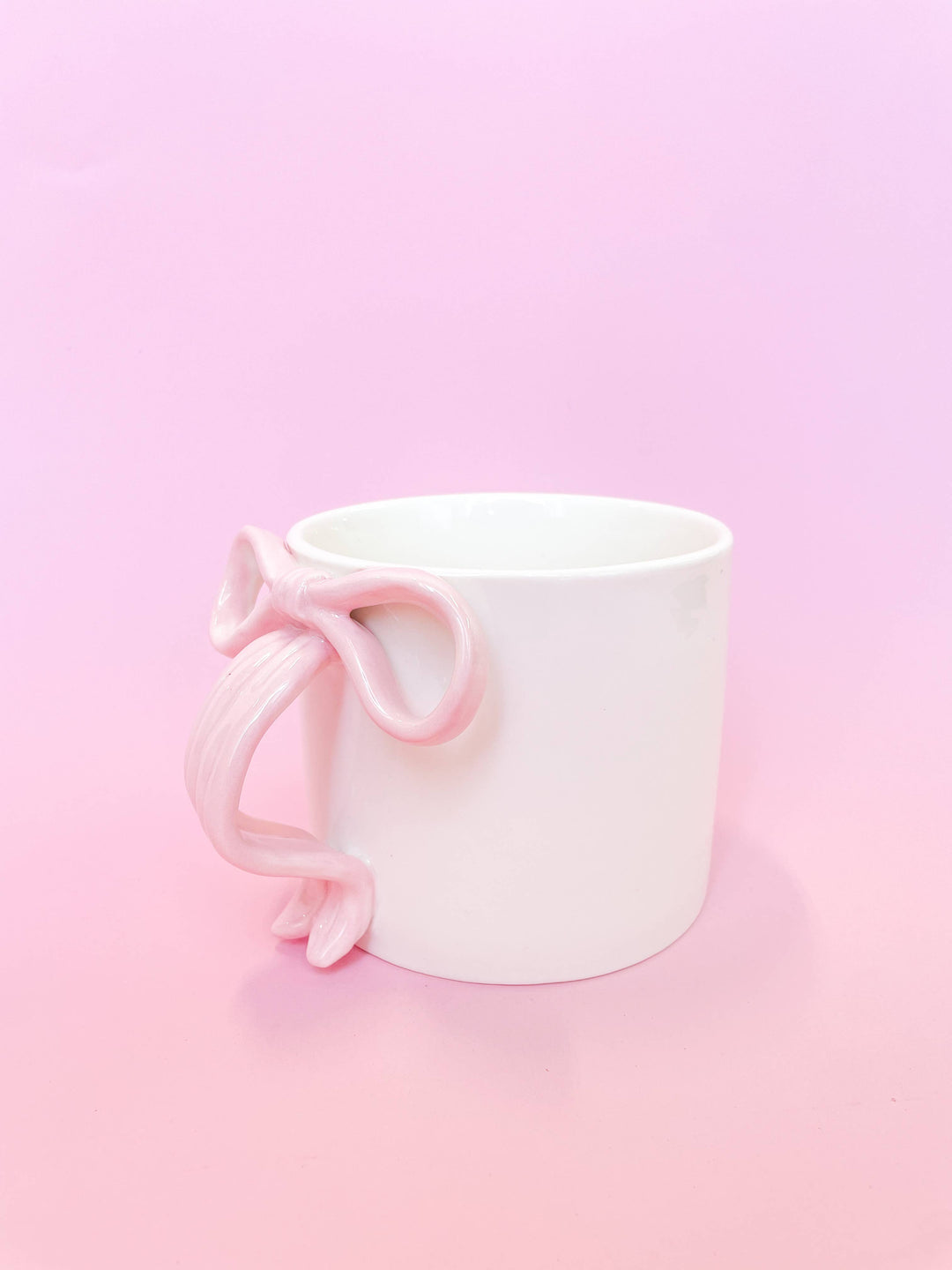 Rock Paper Scissors - Pink Bow 15oz Ceramic Coffee Mug