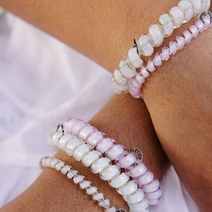 TELETIES - Opal Glow Large Hair Ties