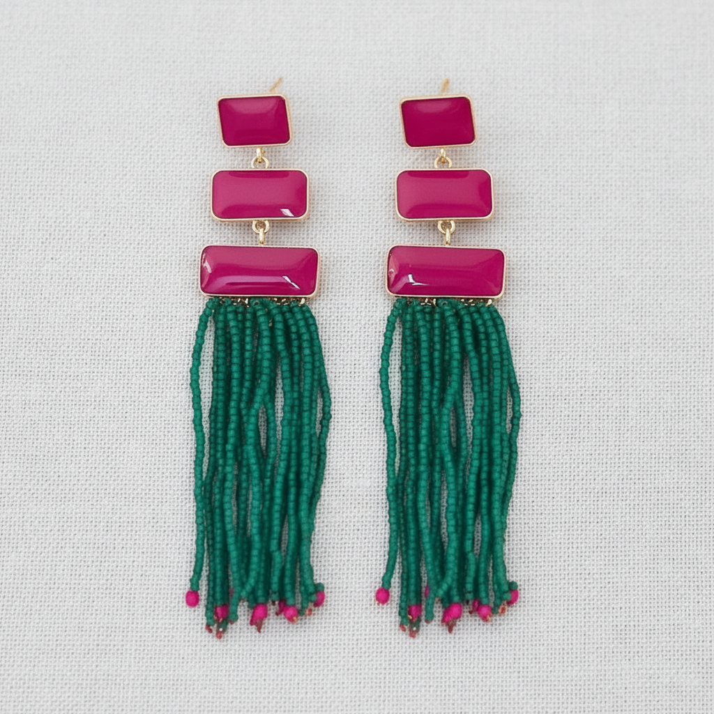 paperln - Bohemian Tassel Drop Earrings