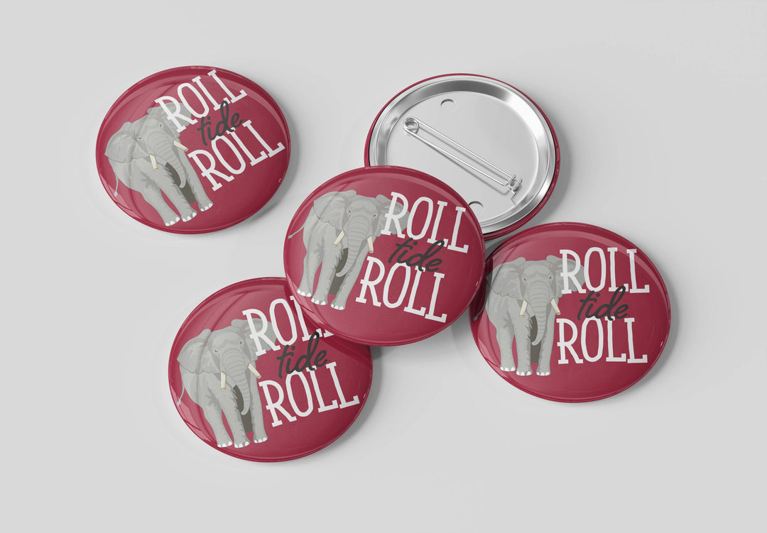 Cute As A Button - Alabama Mascot Button