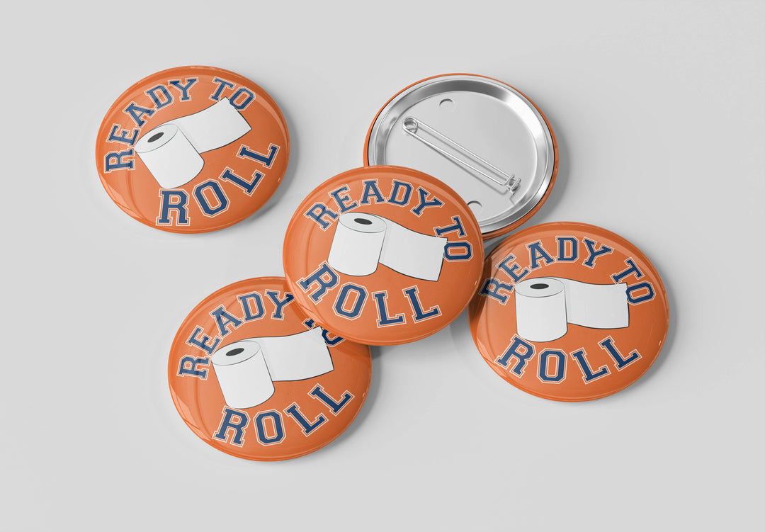 Cute As A Button - Auburn Ready To Roll Button