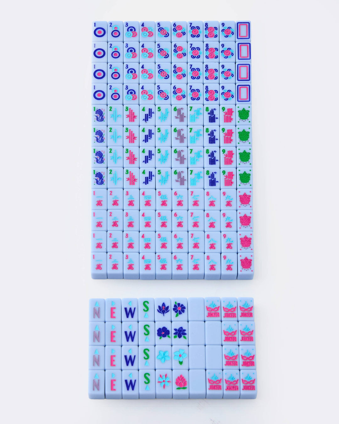 Oh My Mahjong - Parisian Blue Mahjong Travel Set