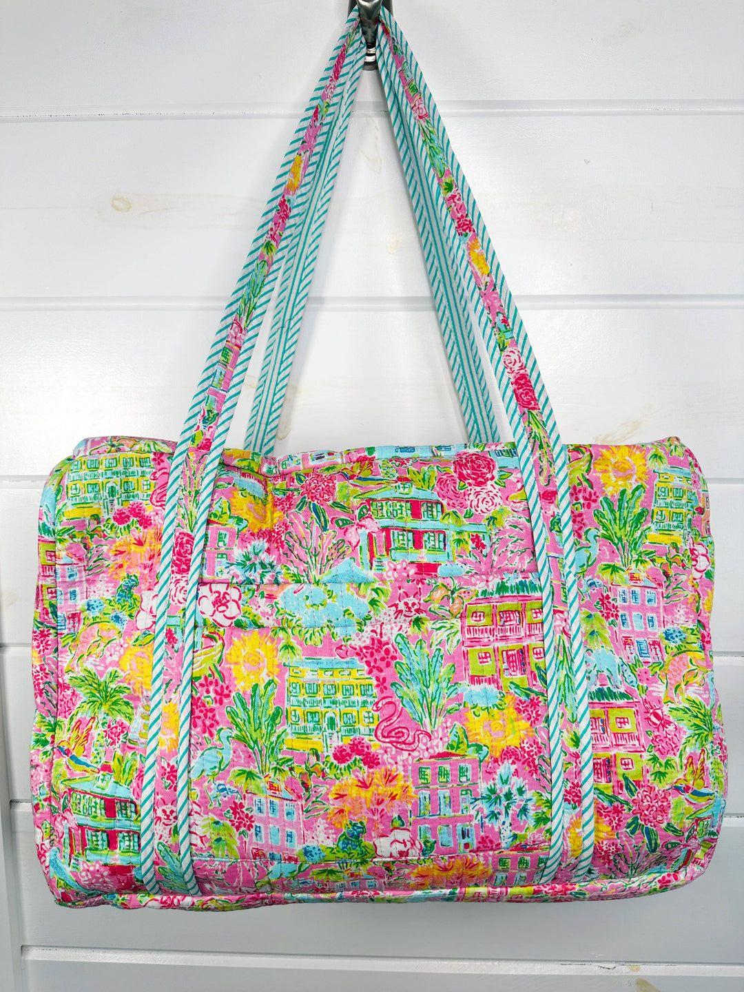 Folklore Couture - Quilted Duffle Bag | Weekender Travel Bags | Southern Town