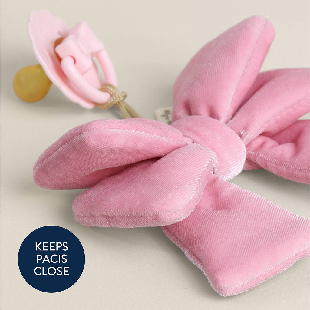 Itzy Ritzy - *NEW OPTIONS* Bitzy Pal Natural Rubber Pacifier & Plush: Bear