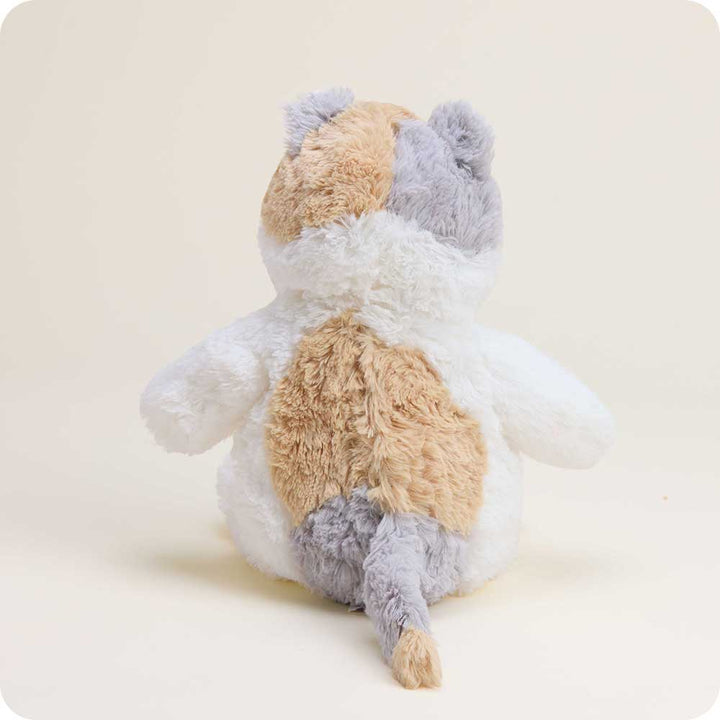 Warmies: America’s Favorite Microwave Plush Brand - Calico Cat Pet Toy Warmies Unscented Heatable Weighted
