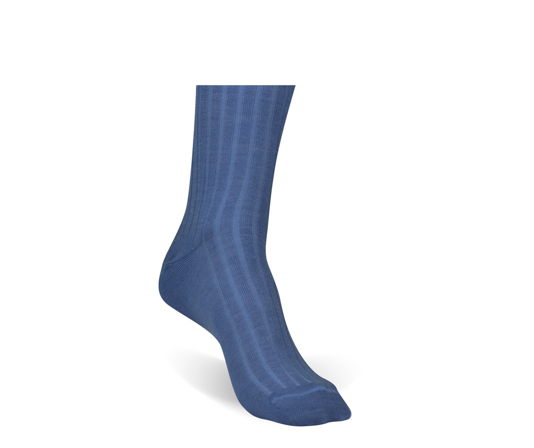 ELL & Atty - Superwash Merino Wool - Solid: Navy / Mid-Calf