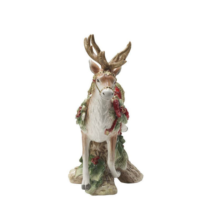 Fitz and Floyd® Mikasa® Pfaltzgraff® - Fitz & Floyd Holiday Hme Deer CndleHolder Gift Box Pkg