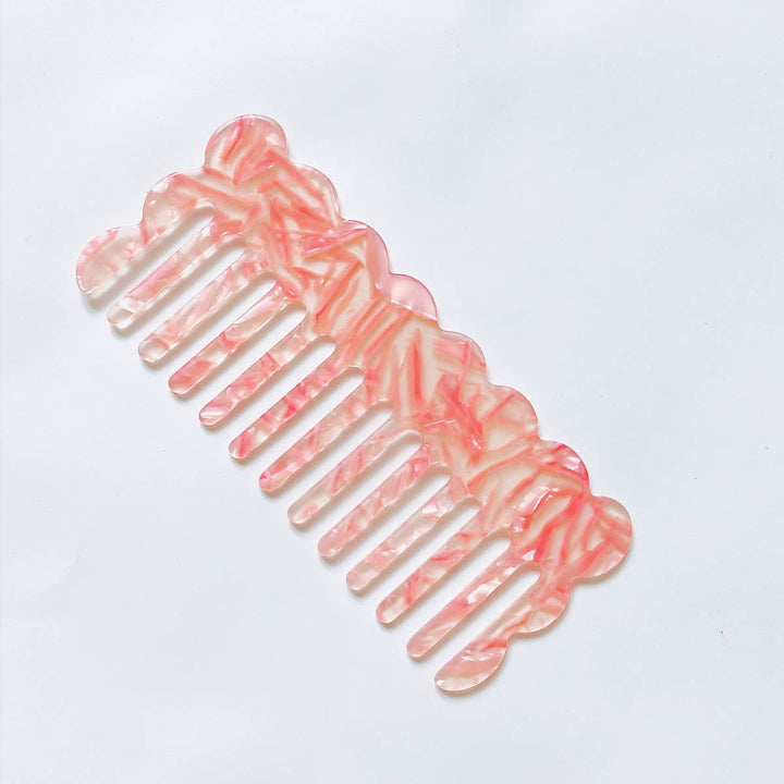 ACCITY - EXQUISITE MARBLED WAVY LEOPARD COMB_CWMM1074: BLUE1 / (OS) 2