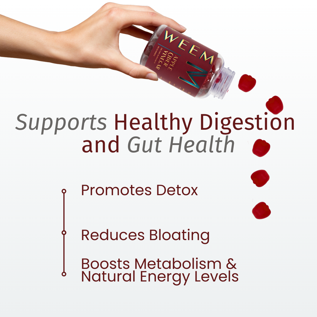 WEEM - Apple Cider Vinegar Gummies – All the Benefits in One Bite: 1 Month Supply