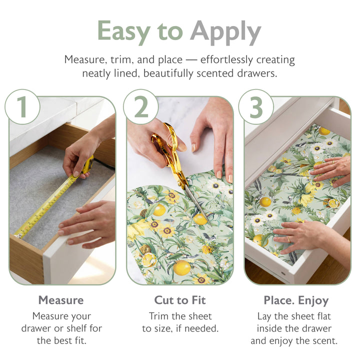 Merriton - Scented Drawer Liners - Golden Orchard (6 Sheets)