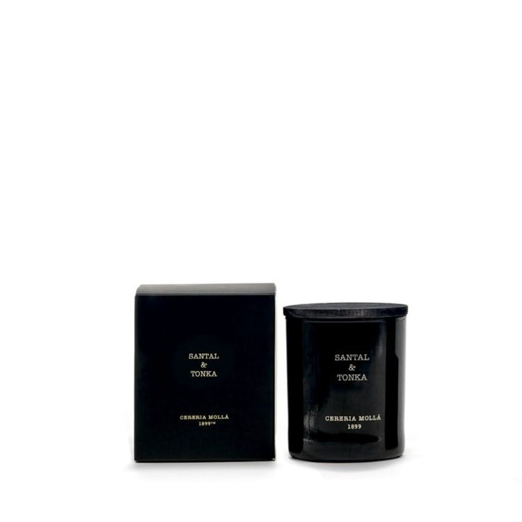 Santal & Tonka Black 8 oz/230 gm Candle