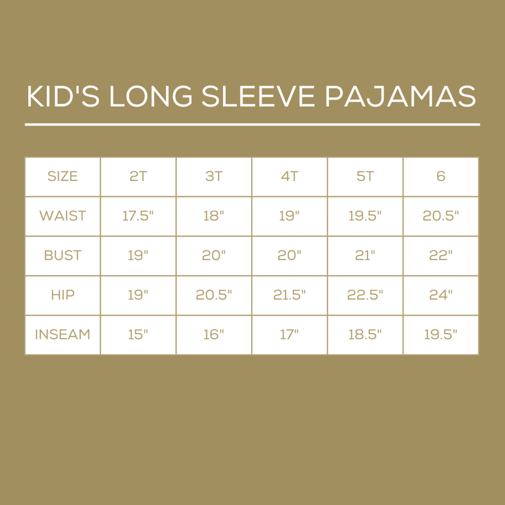 The Royal Standard - Kid's Bunny Love Long Sleeve Pajamas White/Sky: 5T