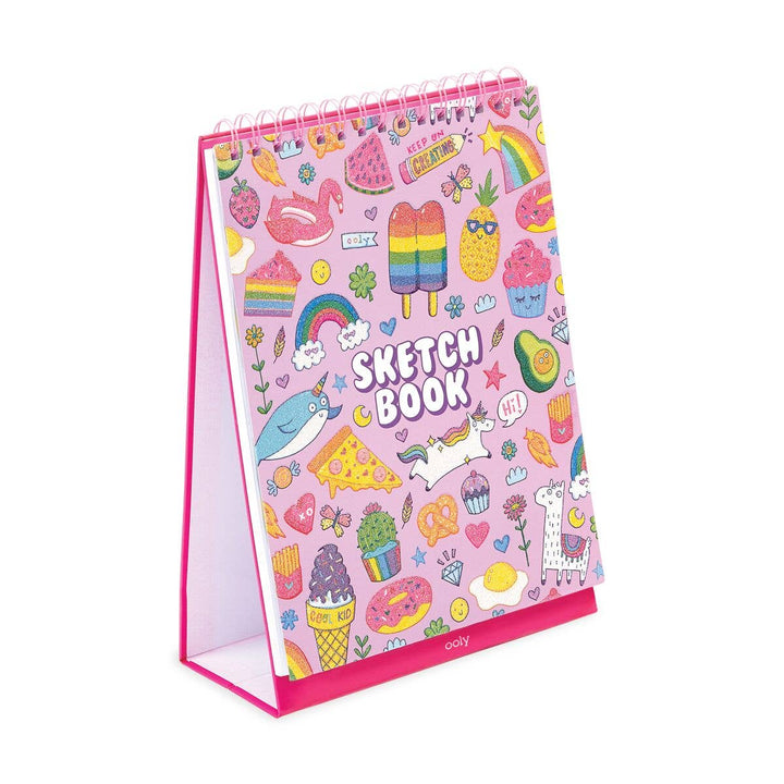 OOLY - Sketch & Show Standing Sketchbook - Cute Doodle World