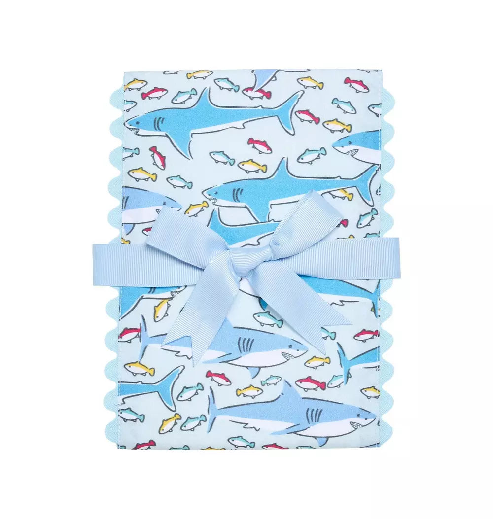 Shark Fancy Fabric Burp