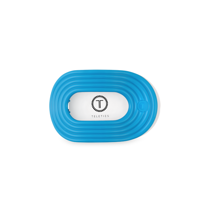 TELETIES - Flat Round Hair Clip | Small | Miami Vice