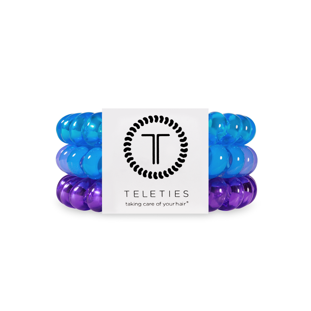 TELETIES - Spiral Hair Coils | Large | Miami Vice