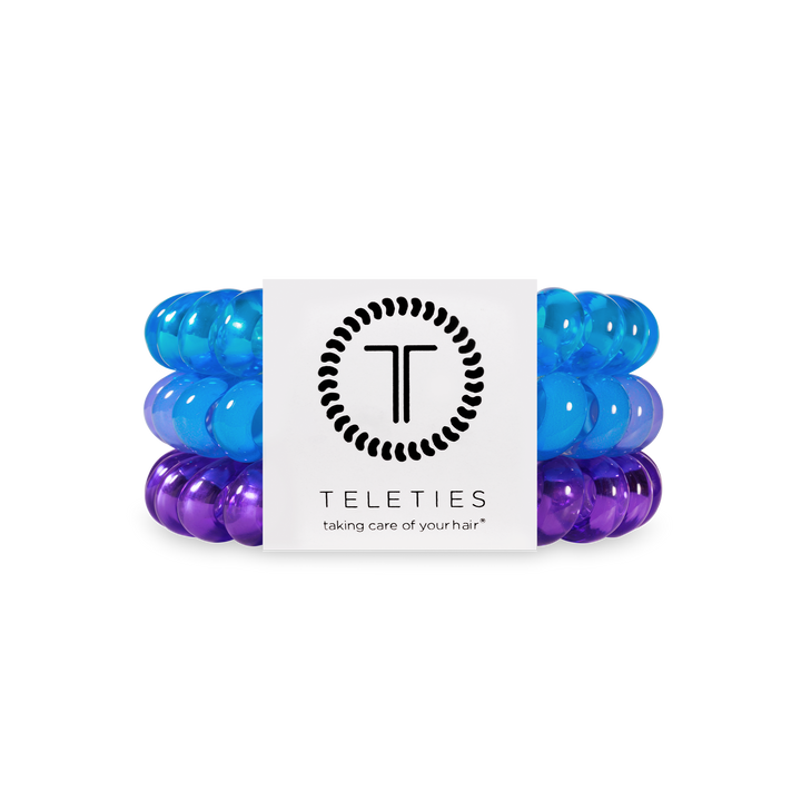 TELETIES - Spiral Hair Coils | Large | Miami Vice