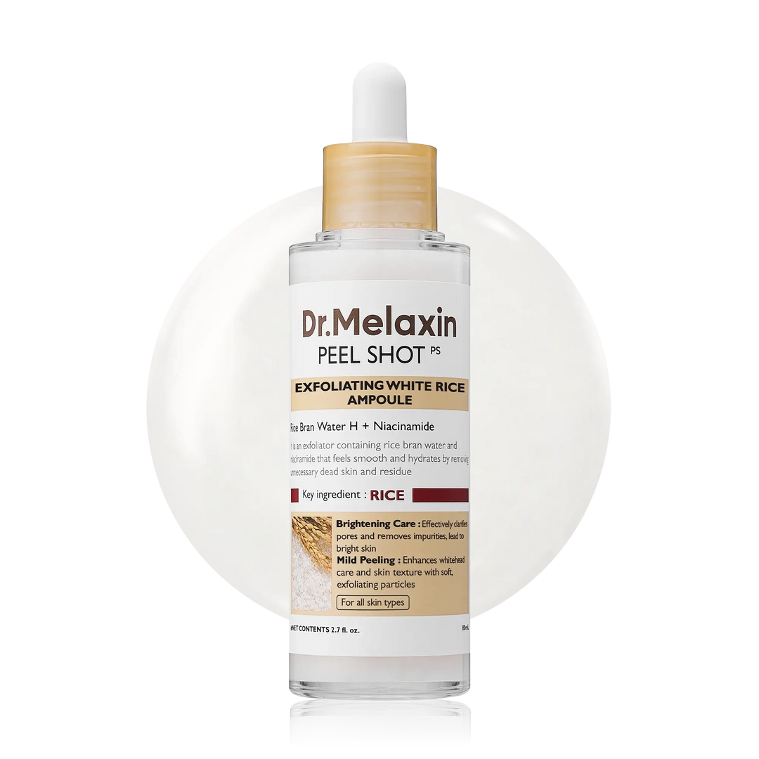 Kosmic - Kbeauty Skincare - [Dr.Melaxin] Peel Shot Glow White Rice Ampoule, 80ml