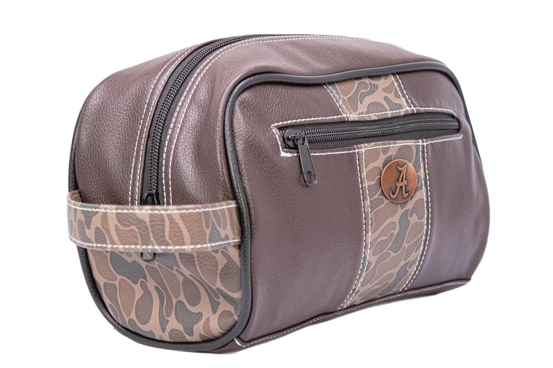 Zep-Pro - Alabama Crimson Tide Men's Camo Dopp Kit.: Brown/Tan