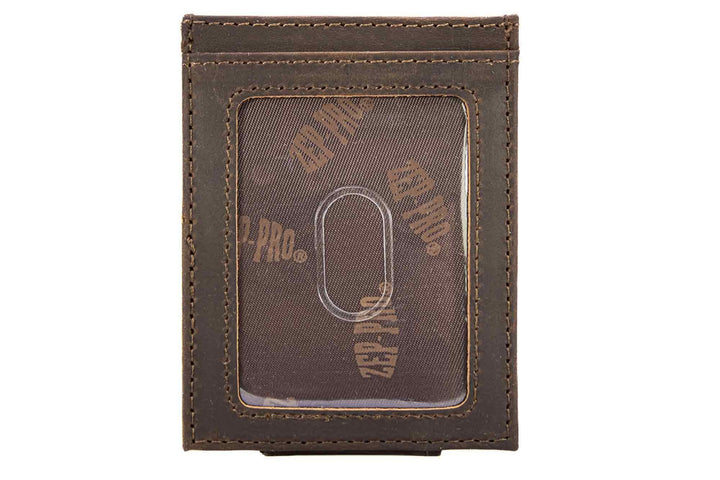 Zep-Pro - Auburn Tigers  Magnetic Front Pocket Leather Wallet