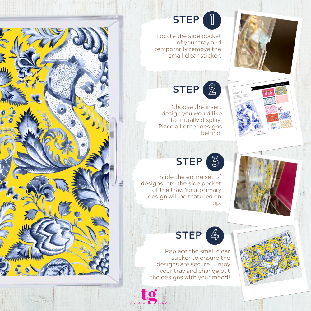 TAYLOR GRAY - 11x17 Acrylic Trinket Tray Blank