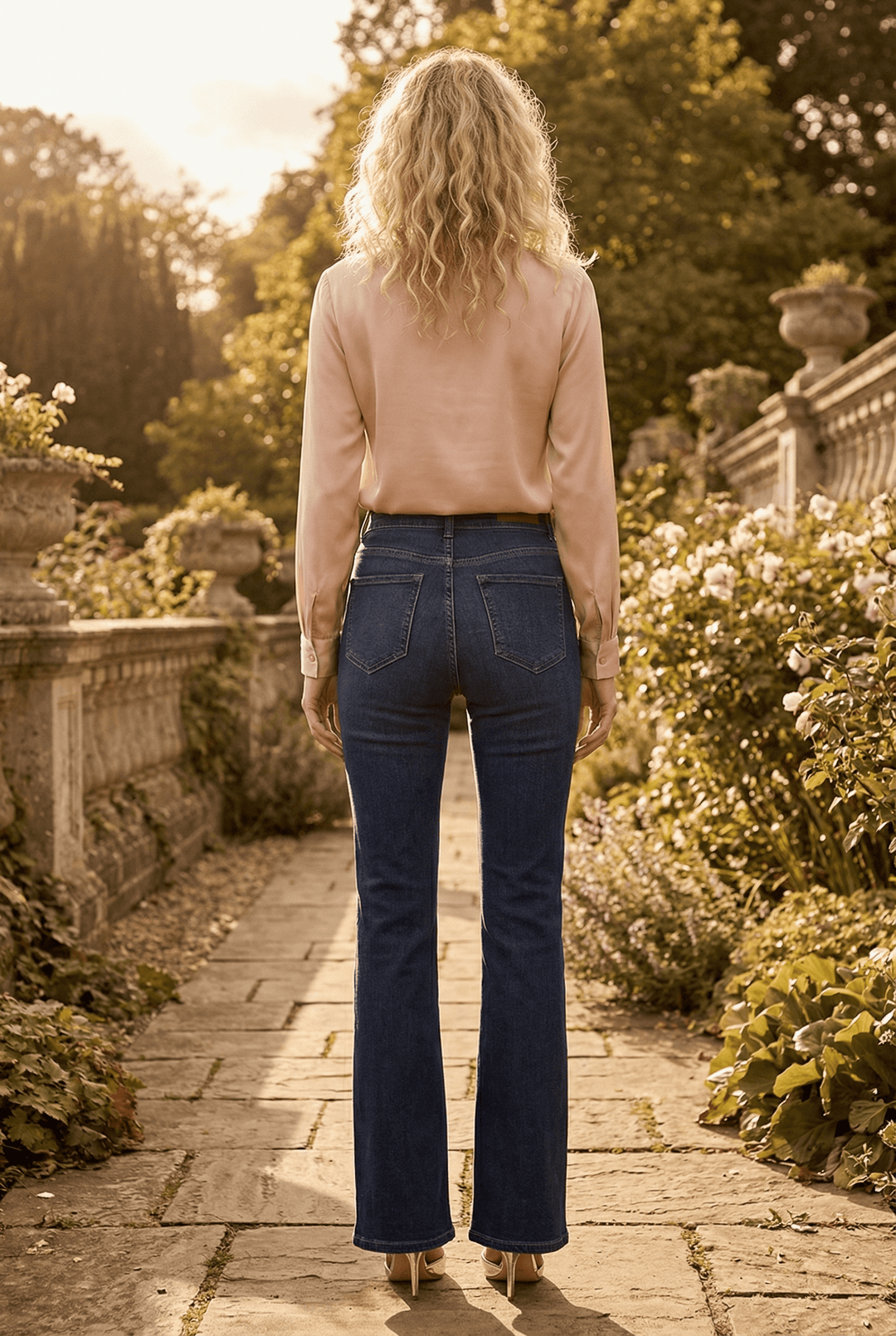 ARTEMIS VINTAGE - HIGH RISE STRETCH DOUBLE WAIST BOOTCUT JEANS: 7 (27)