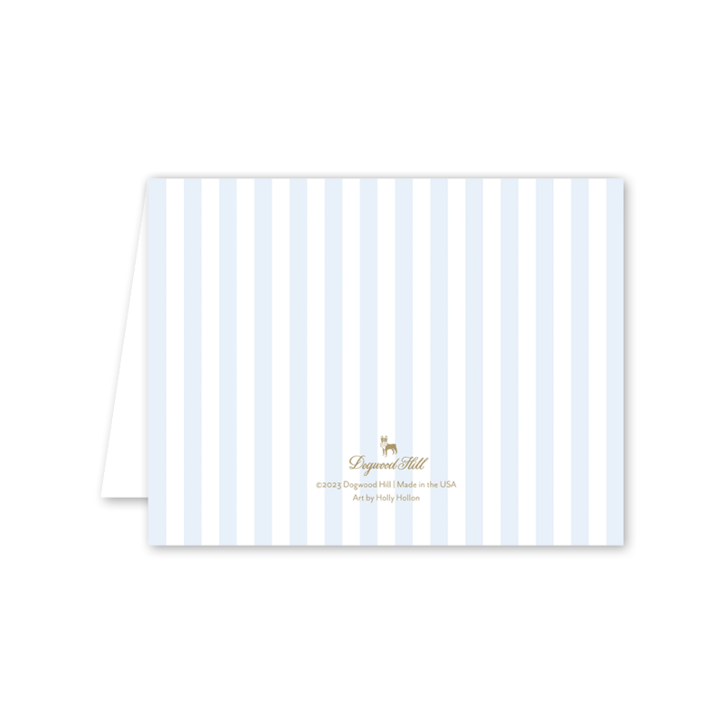 Dogwood Hill - Petit Jouet Cheval Bleu Baby: Single Card