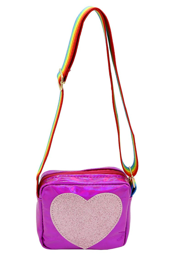 Sparkle Sisters by Couture Clips - Heart Purse: Silver