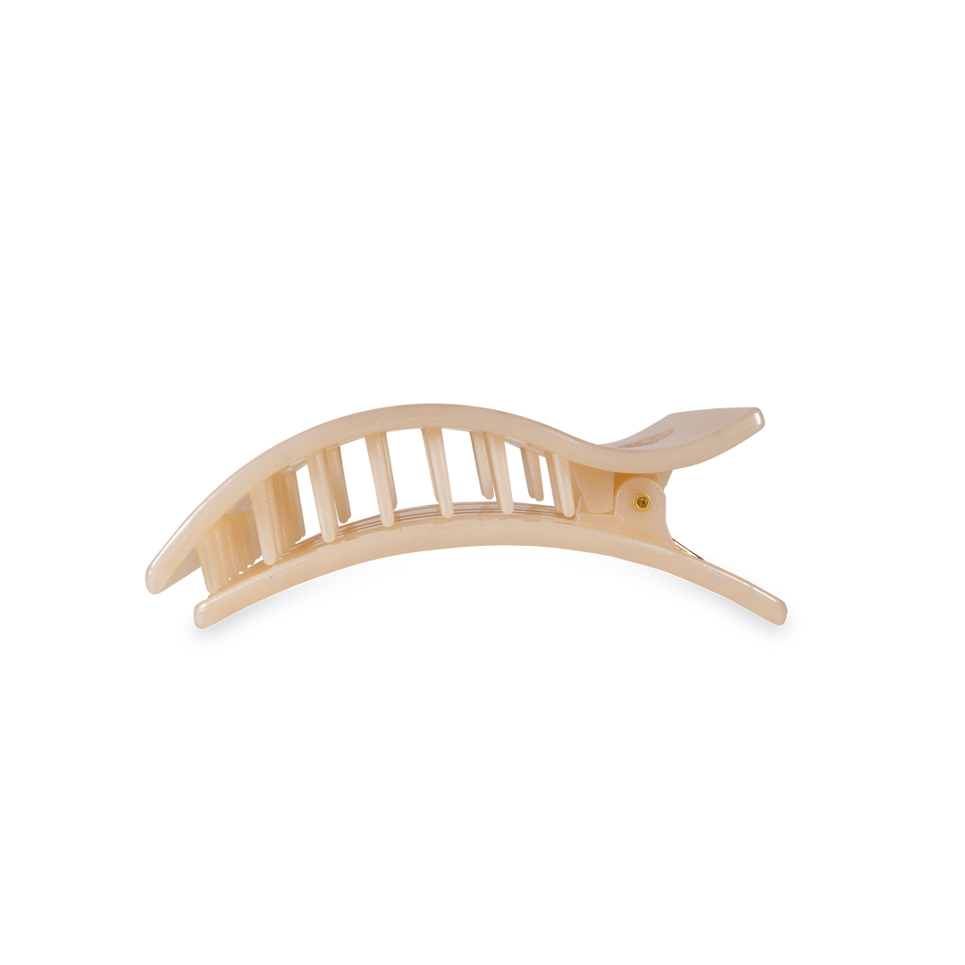 TELETIES - Flat Rectangle Hair Clip | Medium | Soft Surf