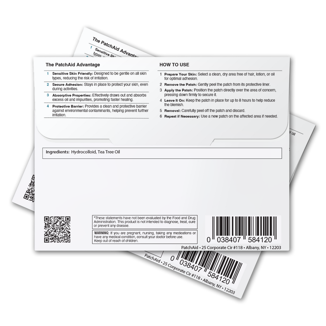 PatchAid - Pimple Patch Ultra - Invisible with Tapered Edges: One Pack