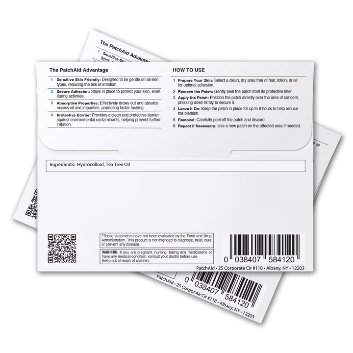 PatchAid - Pimple Patch Ultra - Invisible with Tapered Edges: One Pack