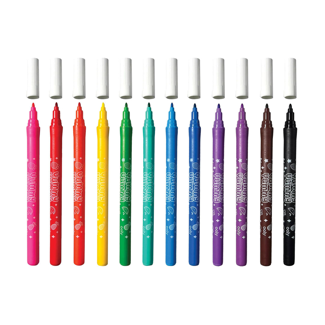 OOLY - Yummy Yummy Fruit Scented Markers - Set of 12