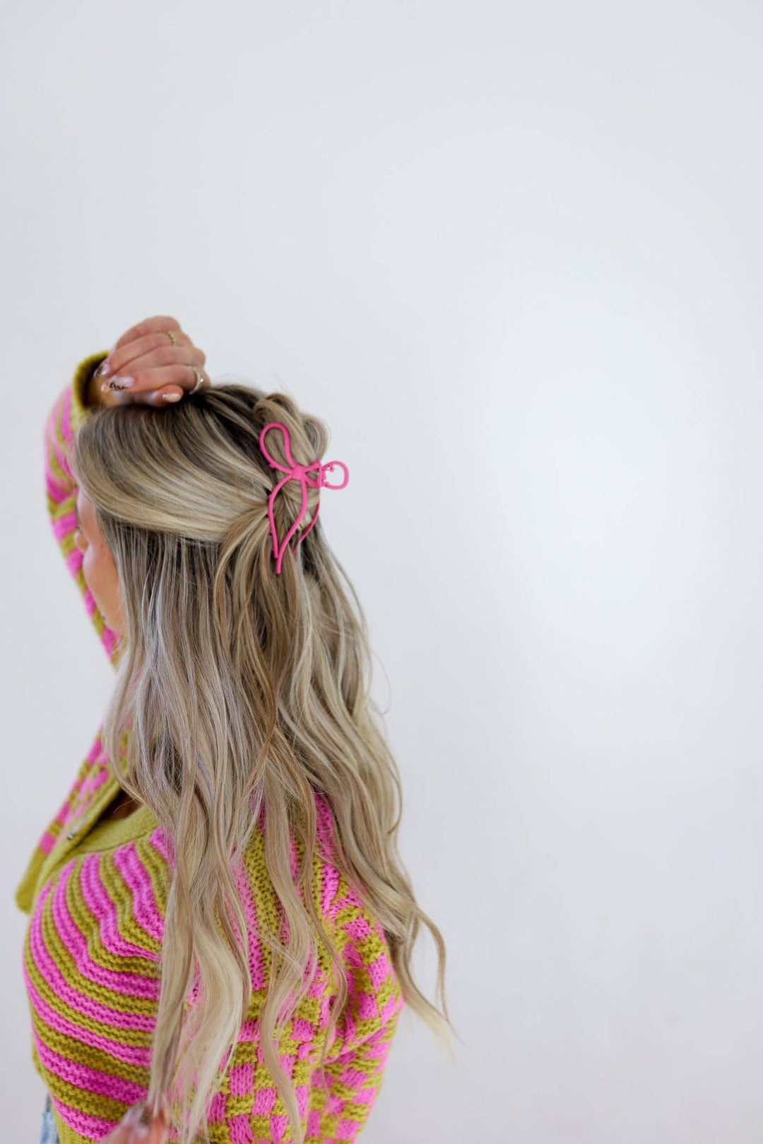 KAXI - THE METAL BOW CLAW ( 13 COLORS ): YELLOW GOLD