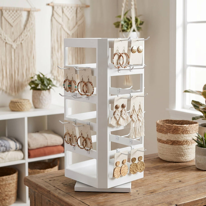 Tripar International - Square Wood Jewelry Spinner with 40 hooks: Extra Hooks Only