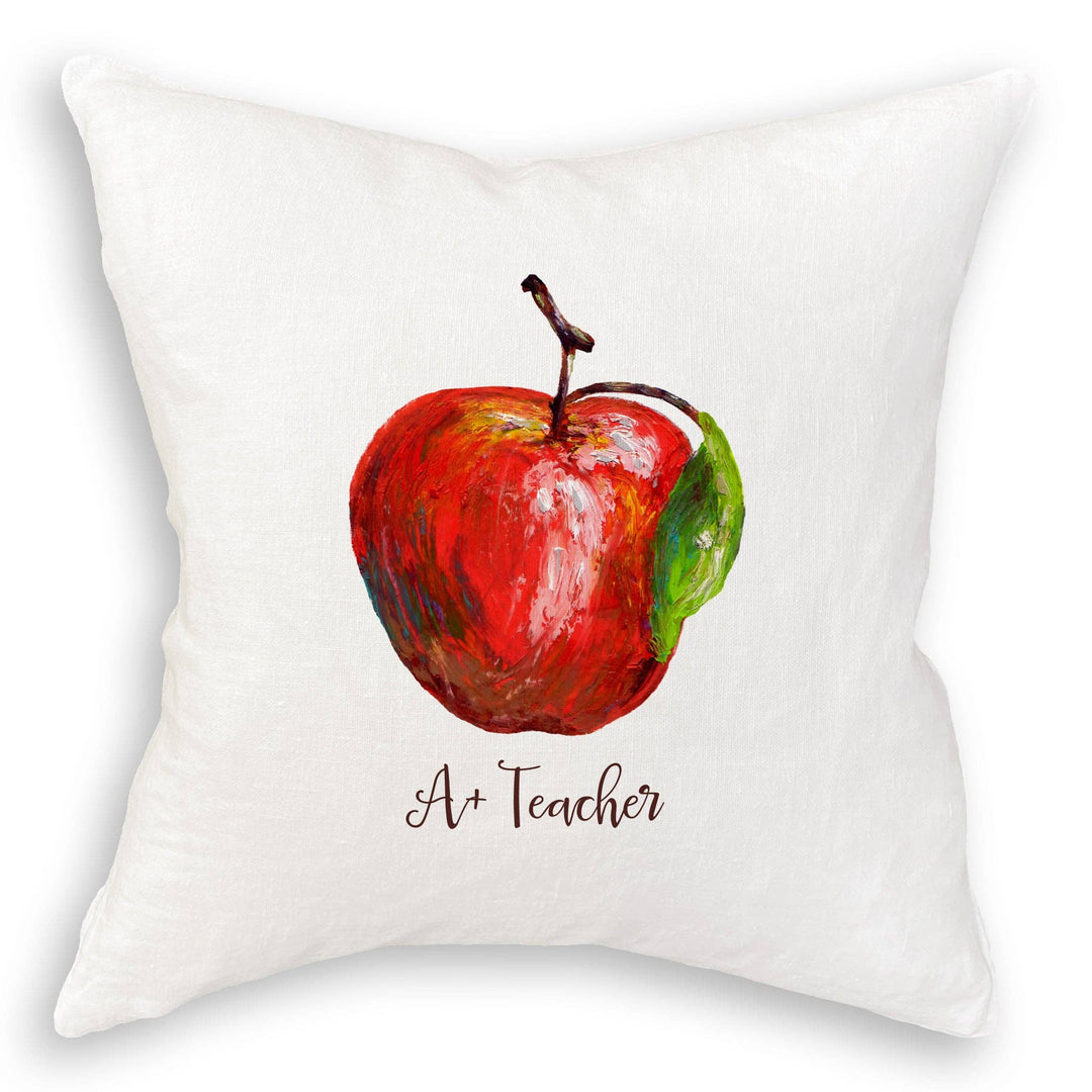 French Graffiti - Apple with A+ Teacher: Dishtowel