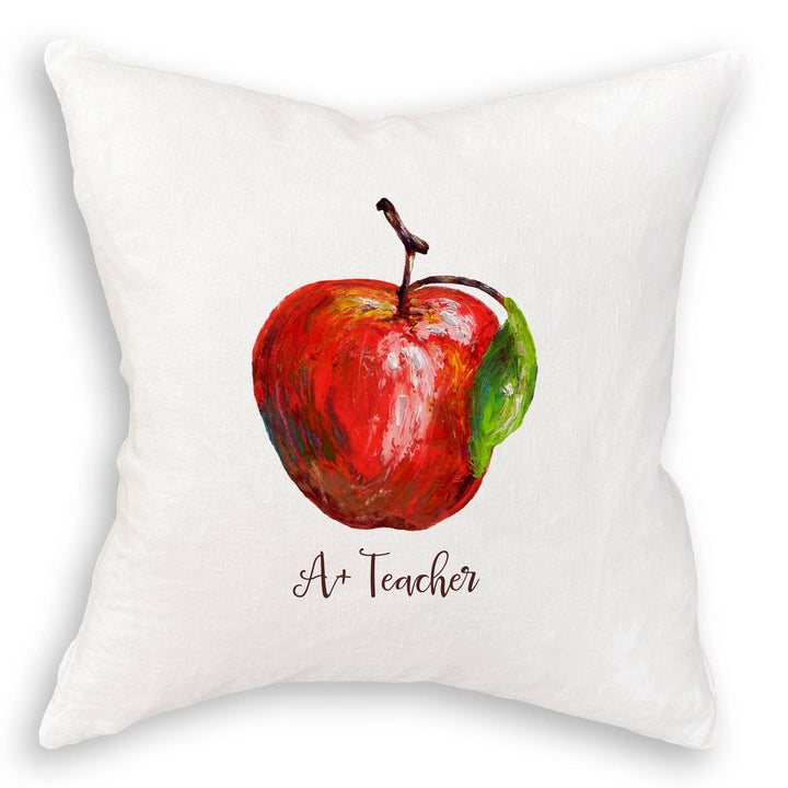 French Graffiti - Apple with A+ Teacher: Dishtowel