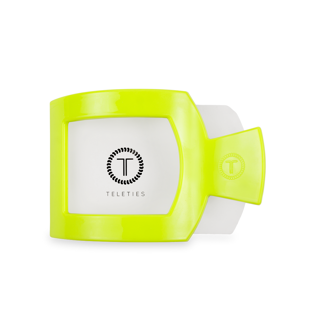 TELETIES - Flat Square Hair Clip | Large | Summer Brights
