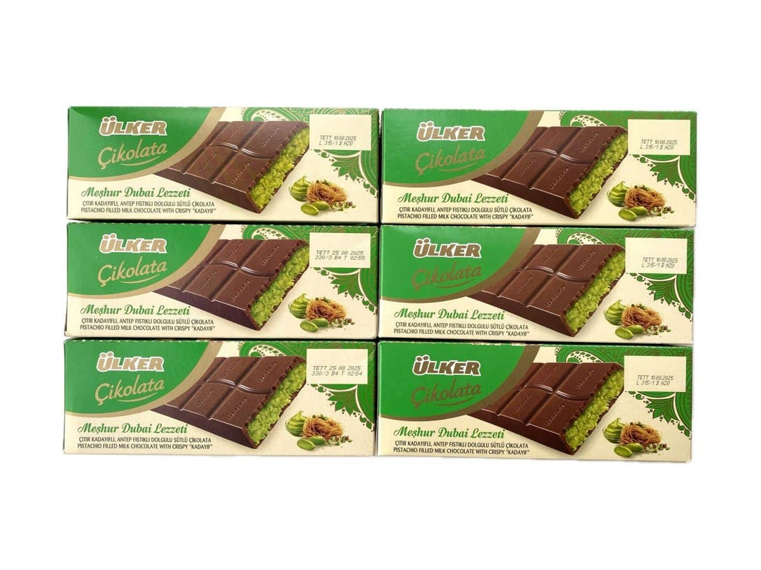 Aladdin - Ulker Dubai Chocolate: 1 Big Box (36 Pieces, 93g Each)