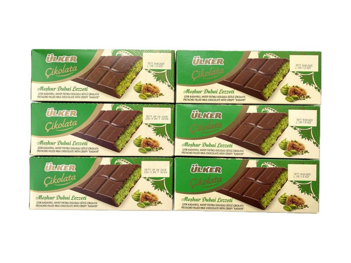 Aladdin - Ulker Dubai Chocolate: 1 Big Box (36 Pieces, 93g Each)