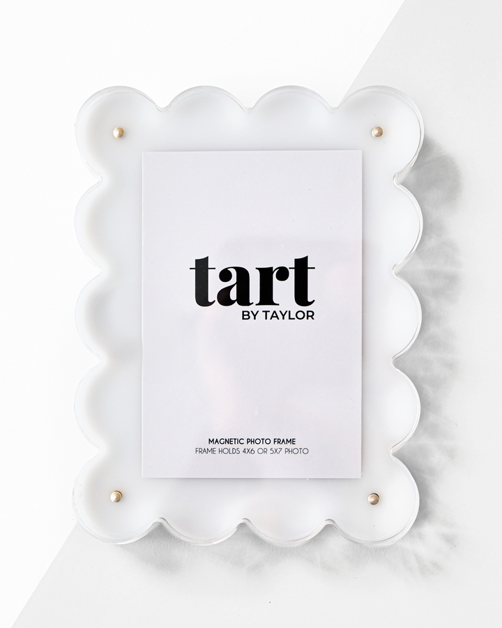 Tart By Taylor - White Acrylic Picture Frame