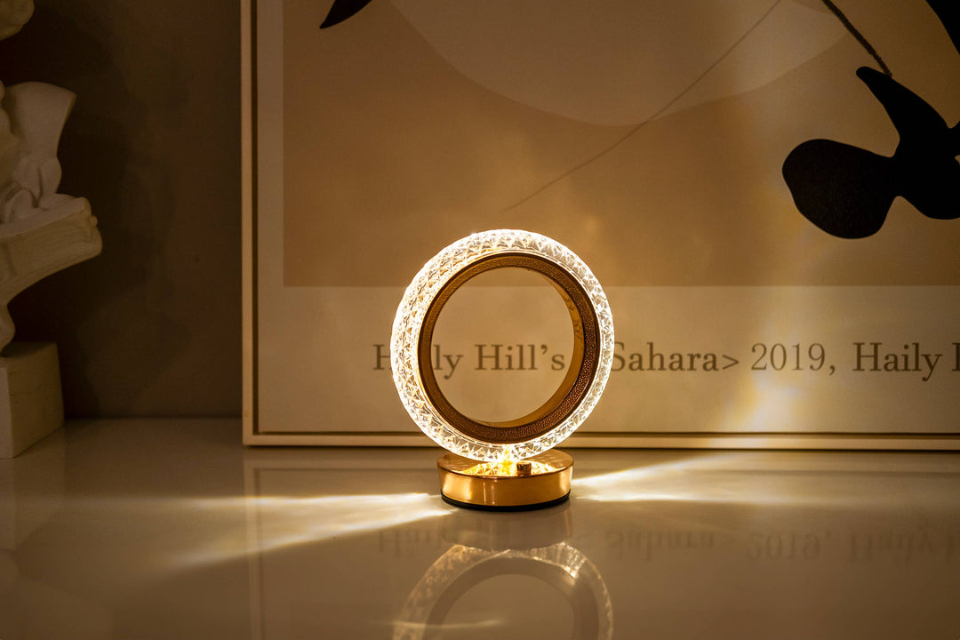 LAX Gadgets - Night Stand LED Light with Ring design- Retail Packaging