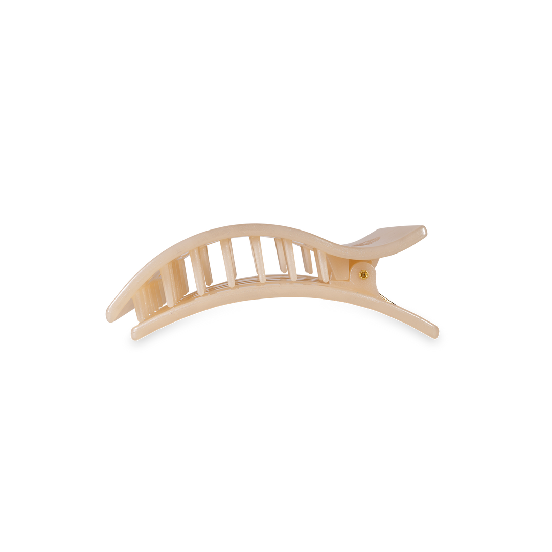 TELETIES - Flat Rectangle Hair Clip | Small | Soft Surf