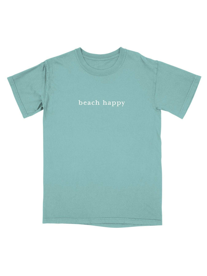 30A Gear - 30A Beach Happy Minimalistic T-Shirt: Blue / L