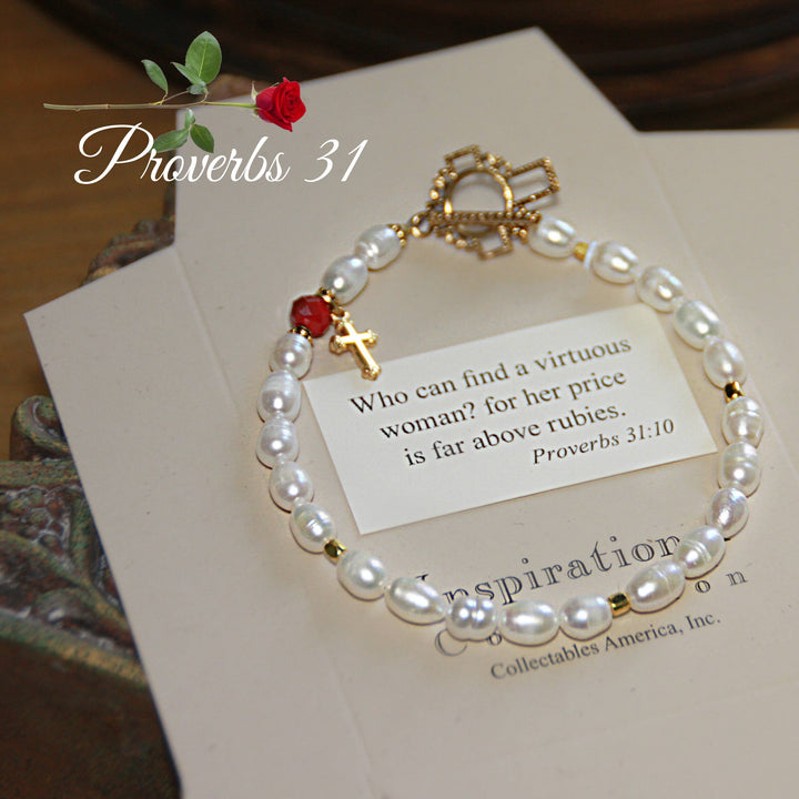 Collectables America - Proverbs 31 Virtuous Woman Scripture Bracelet IN-771